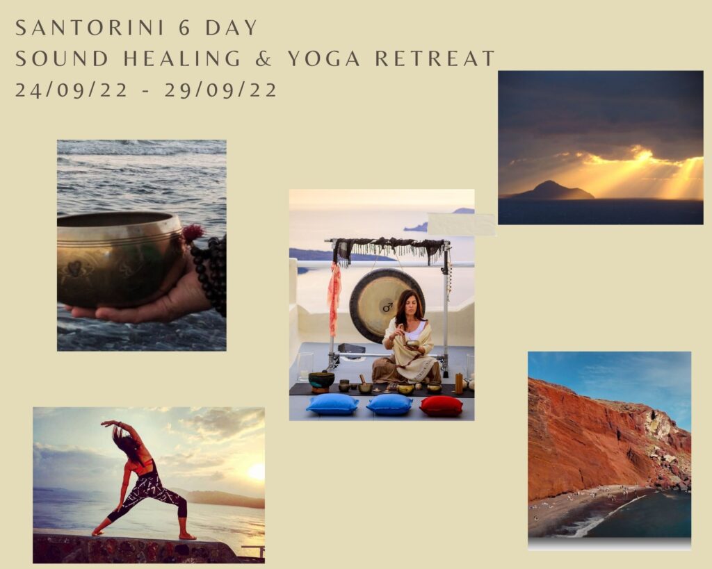 Santorini 6 Day Sound Healing & Yoga retreat