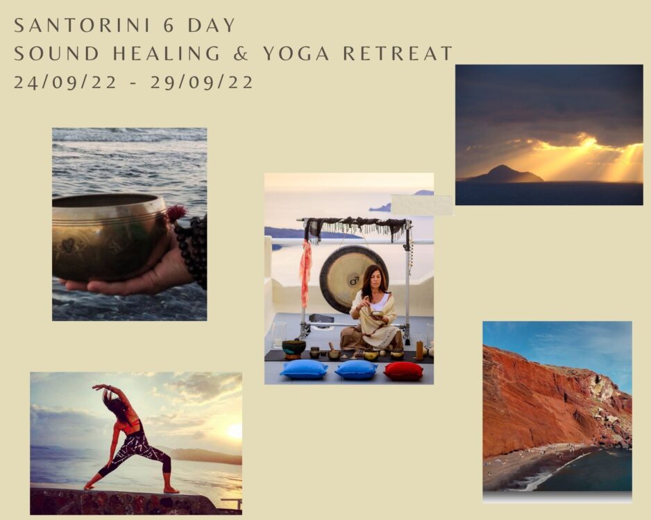 Santorini 6 Day Sound Healing & Yoga retreat