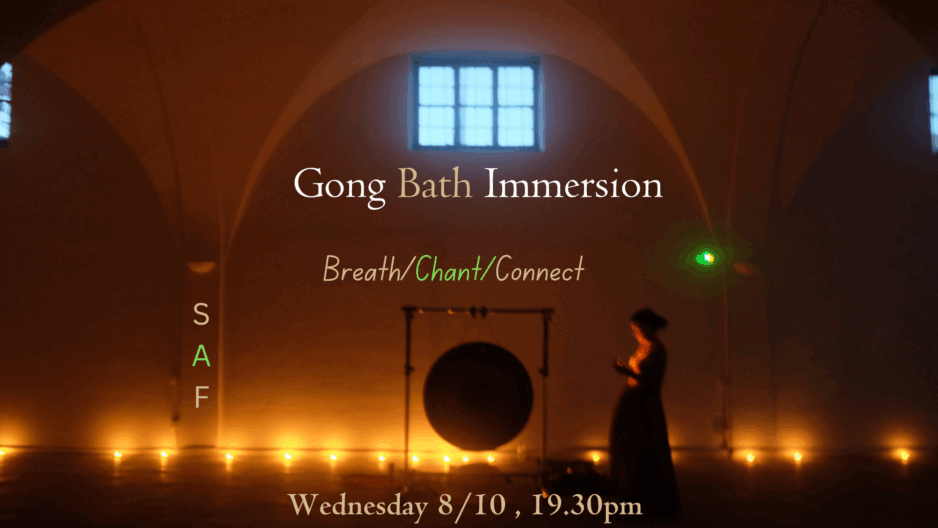 Gong bath – Immersion